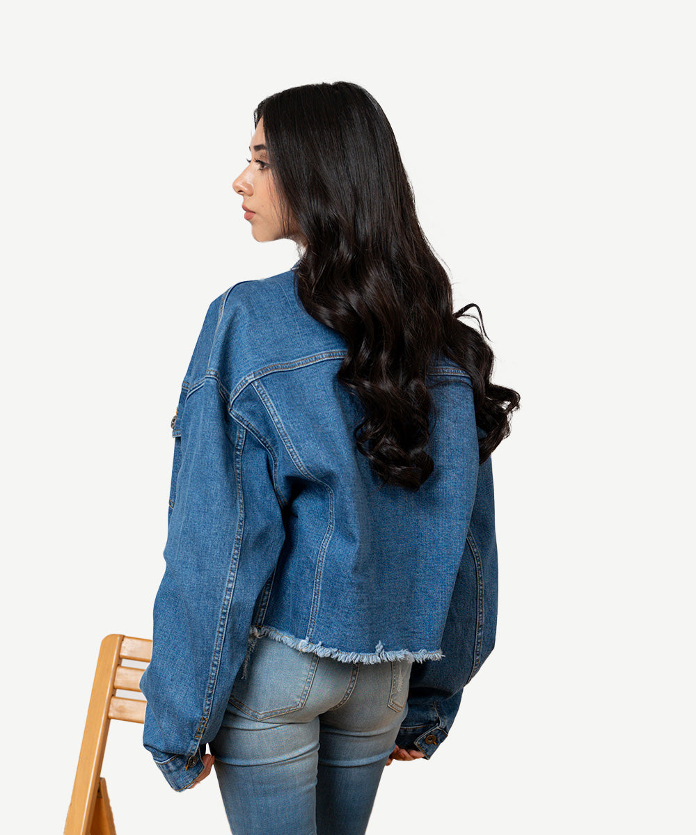 Mid Blue Denim Jacket