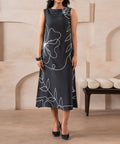 Line Art Slate Dress - Halo Retail