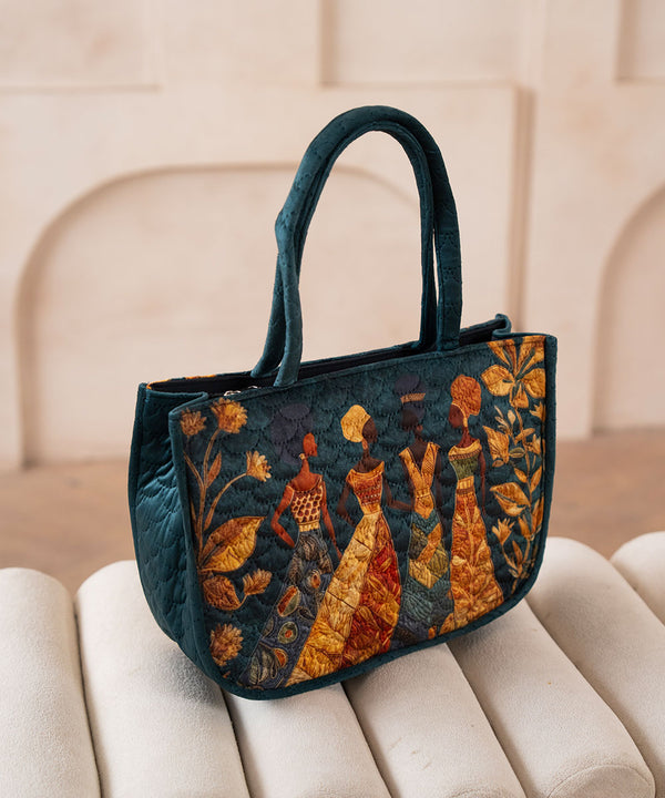 Artisan Quilted Tote Bag - Halo Retail