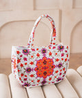 Floral Quilted Tote Bag - Halo Retail