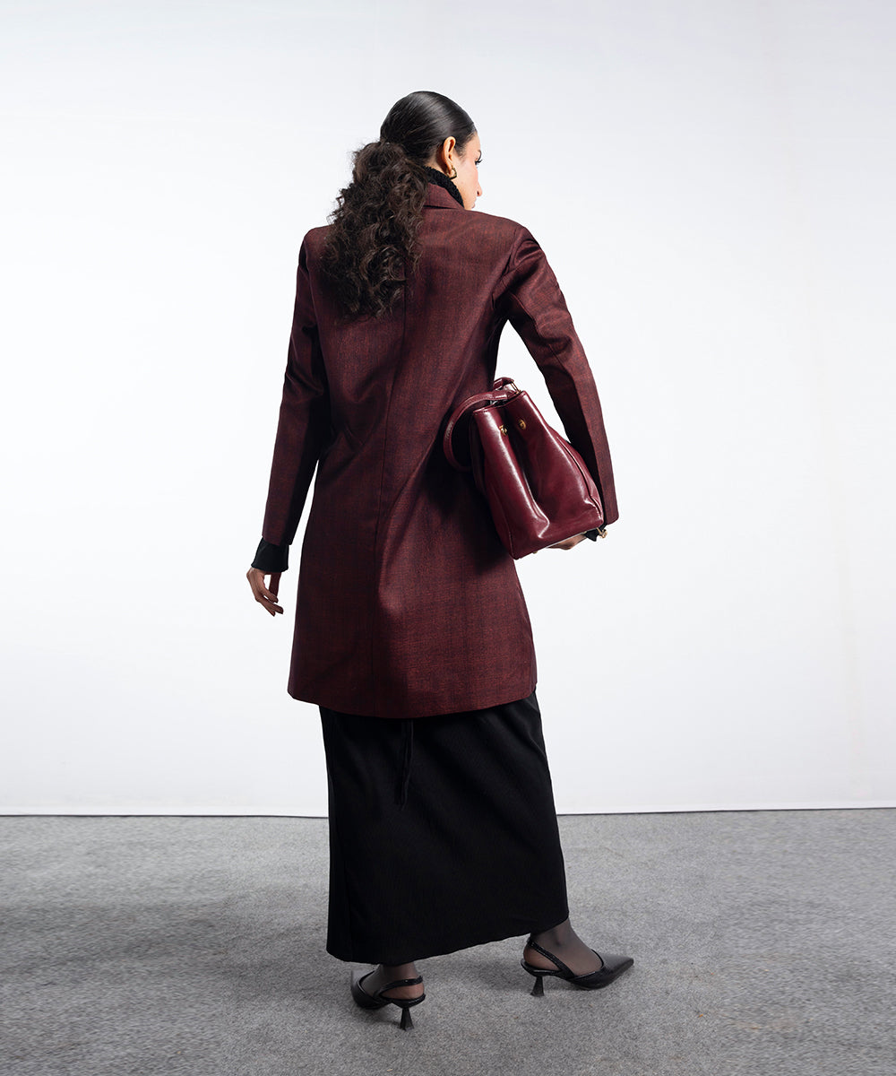 Rust Tailored Coat