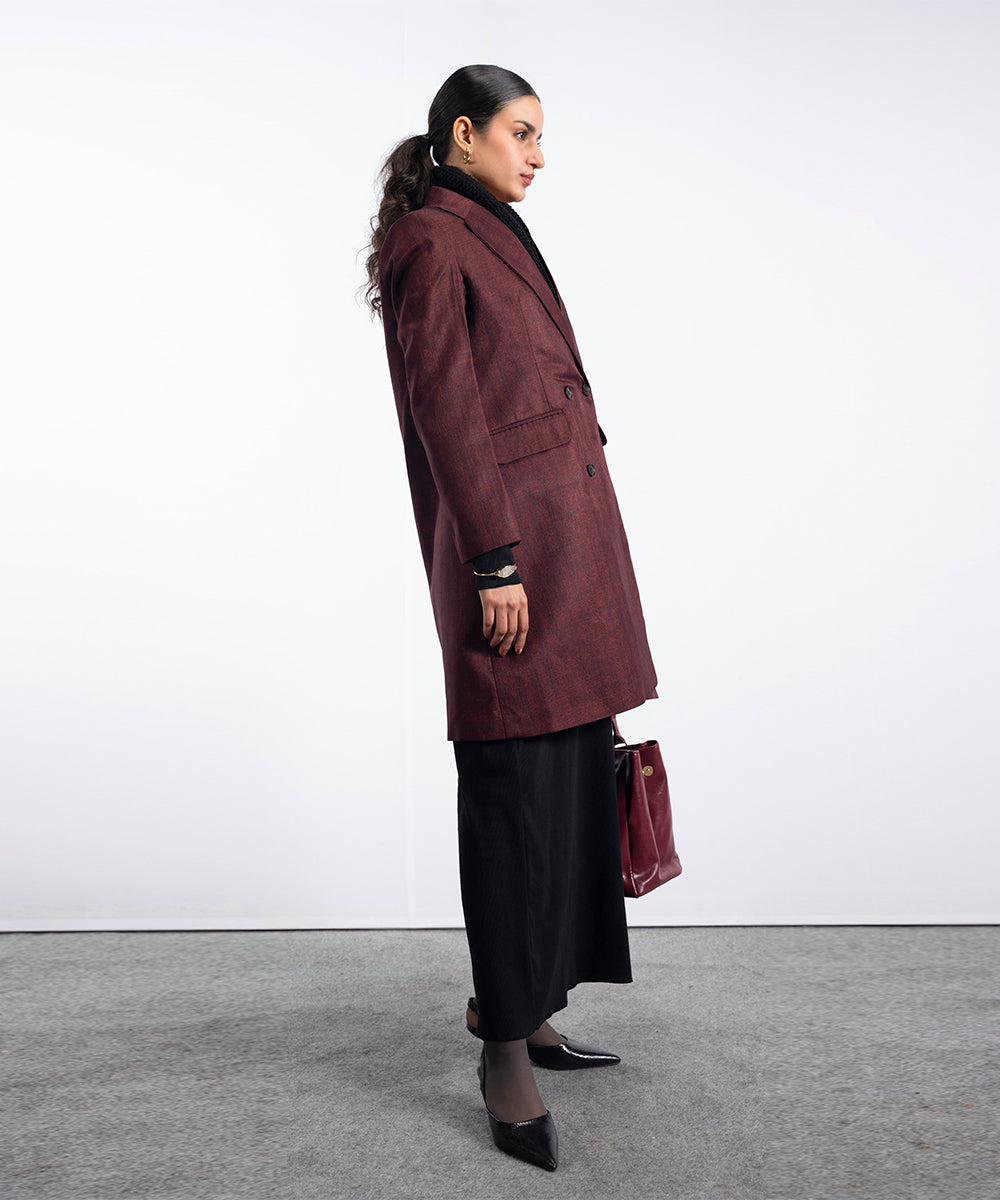 Rust Tailored Coat - Halo Retail