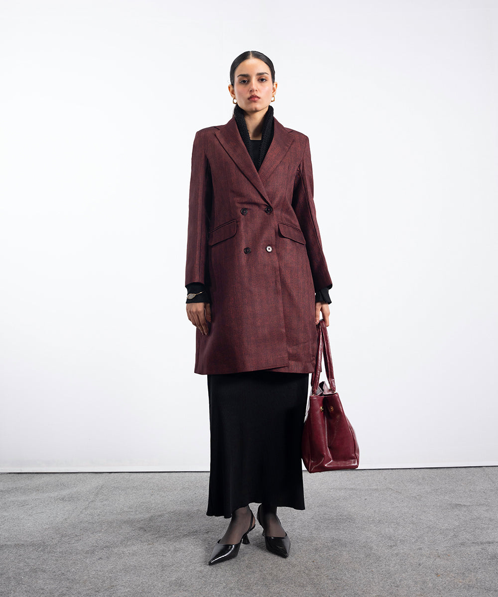 Rust Tailored Coat