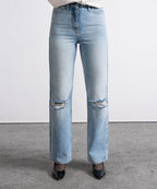 High Waist Denim Jeans - Halo Retail