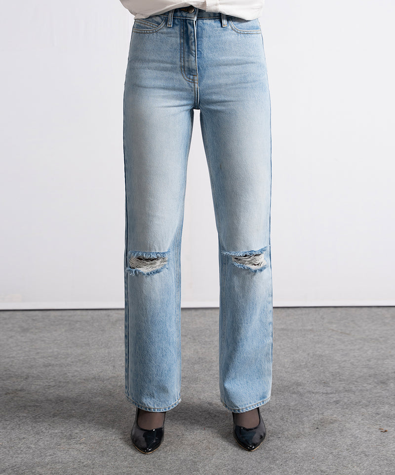 High Waist Denim Jeans - Halo Retail