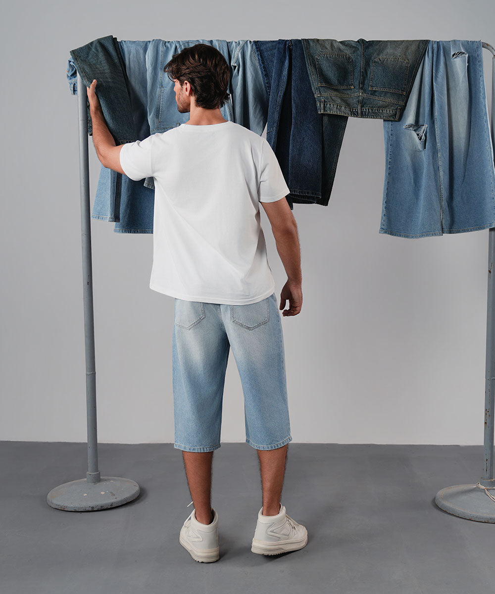 Casual Denim Jorts