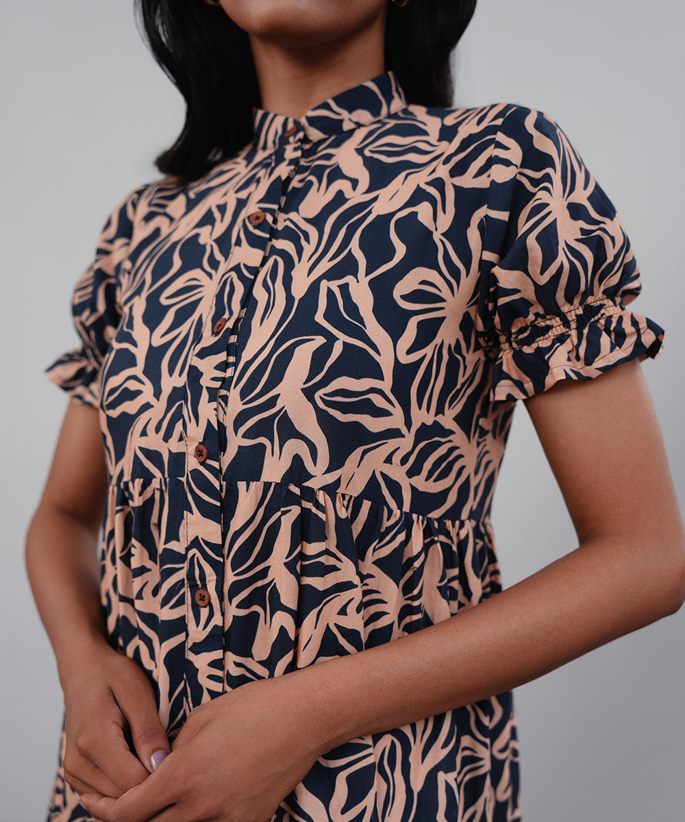 Tiered Bloom Dress