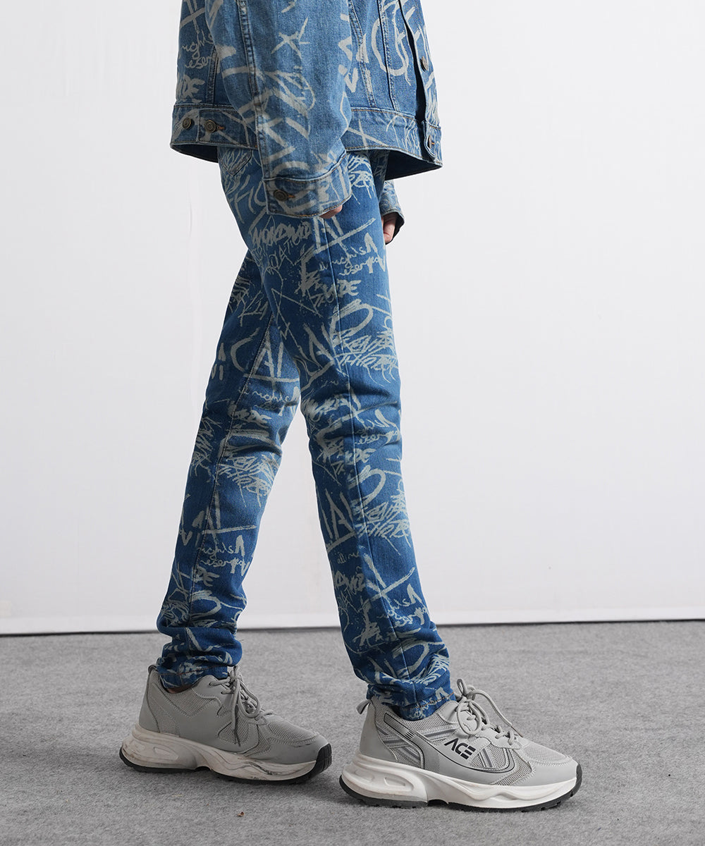 Laser Denim Pants - Halo Retail