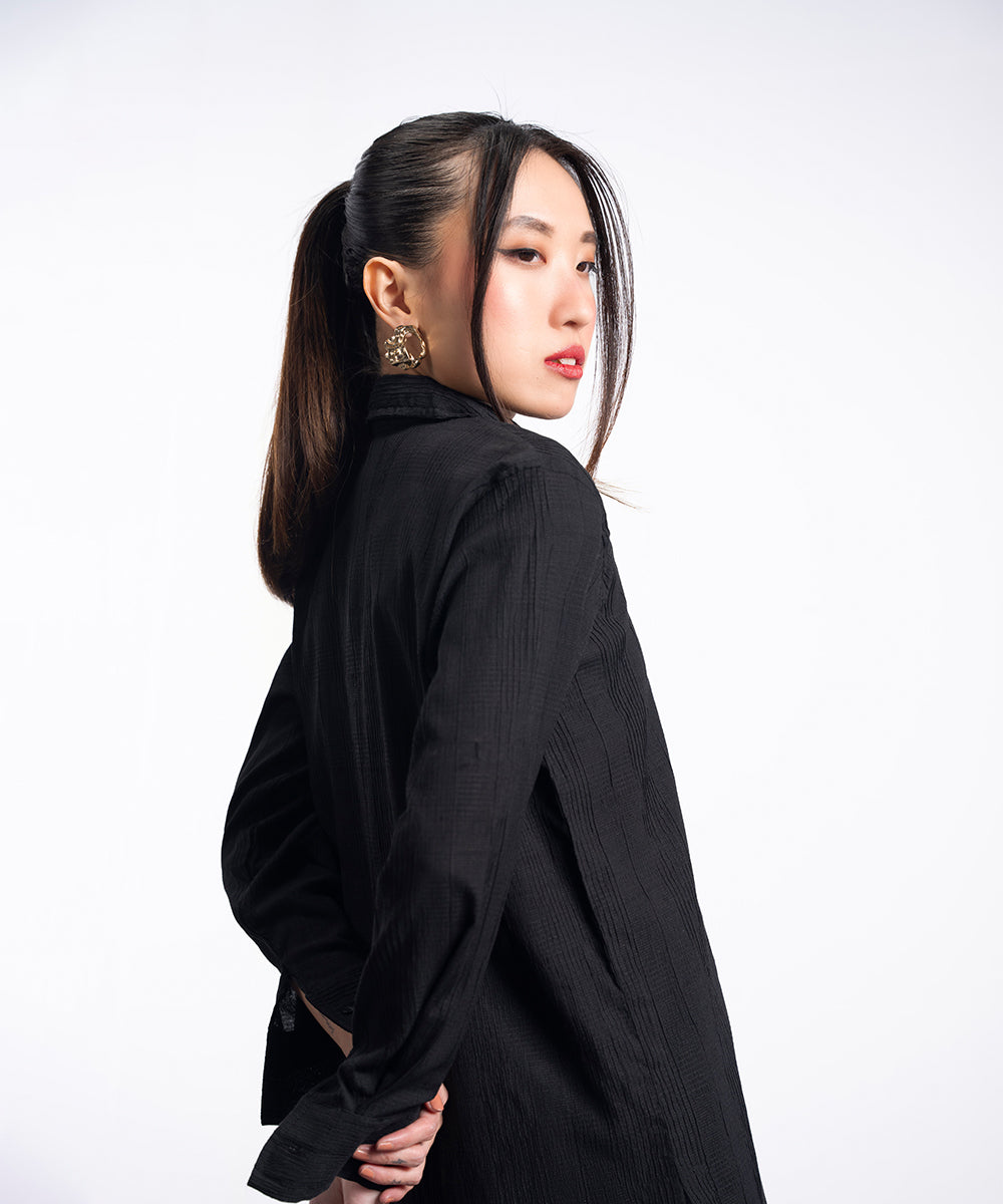 Black Button Down Shirt - Halo Retail