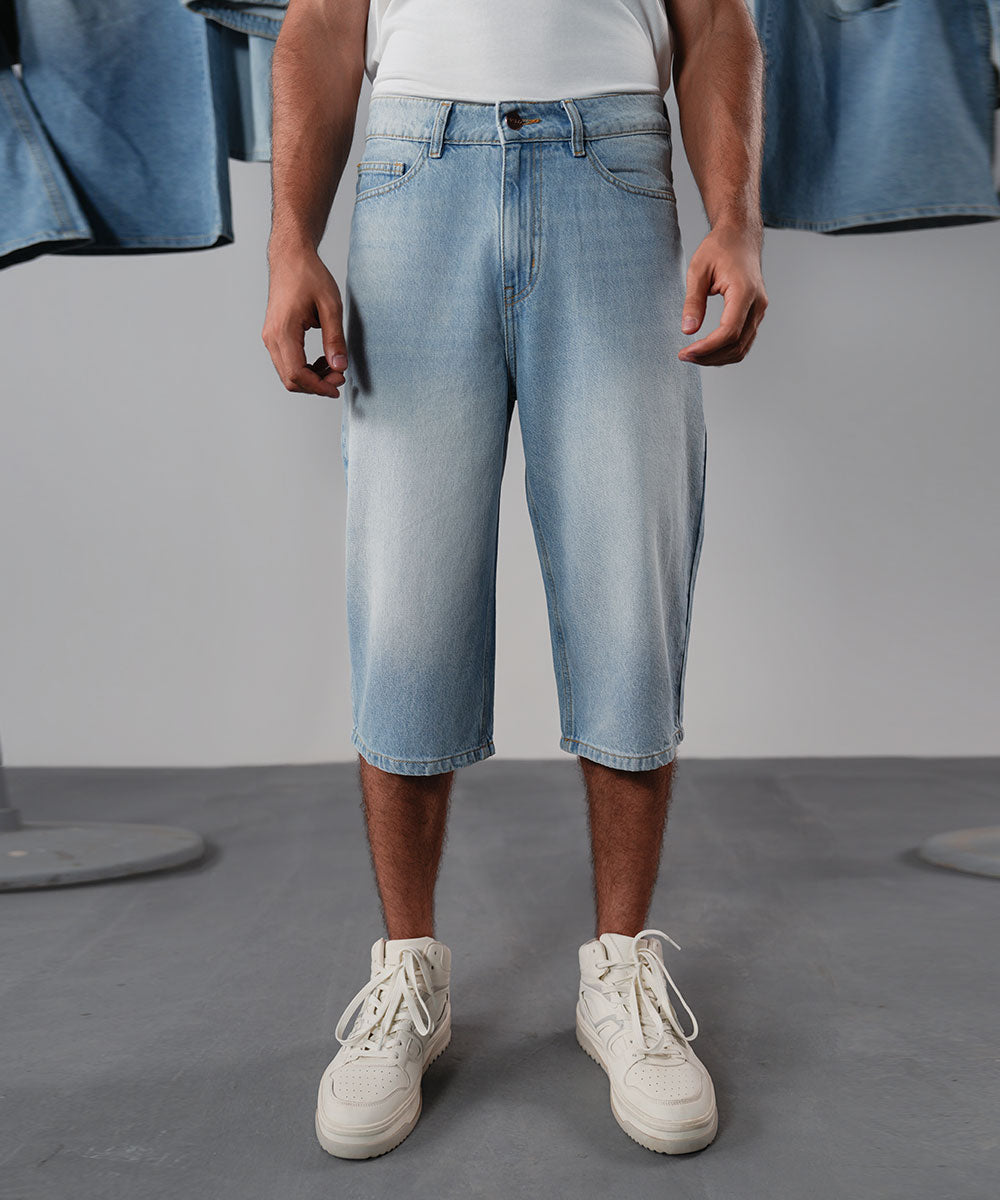 Casual Denim Jorts