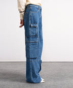 Mid Blue Cargo Pants - Halo Retail