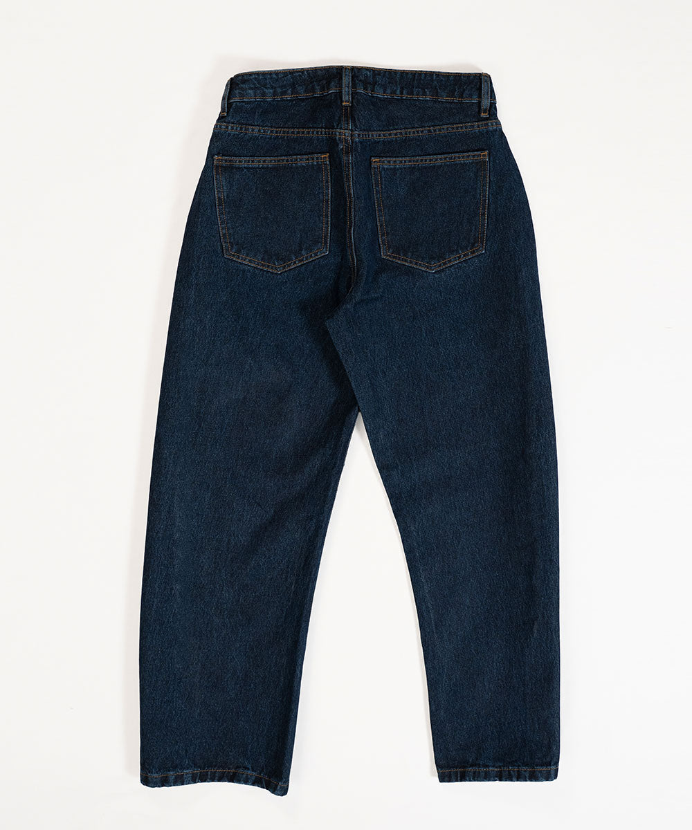 Faded Charcoal Wide Leg Denim
