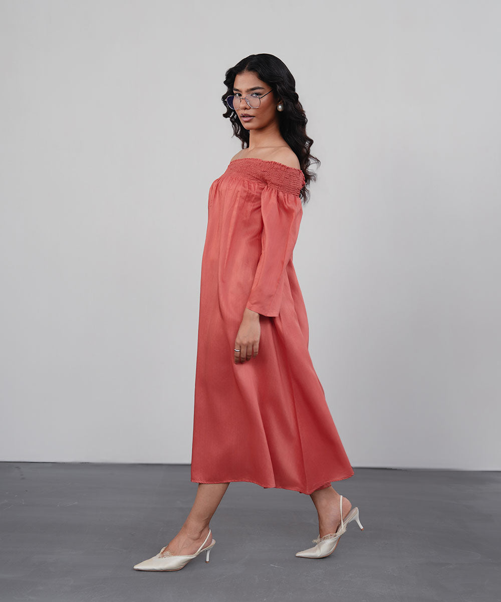 Coral Breeze Dress