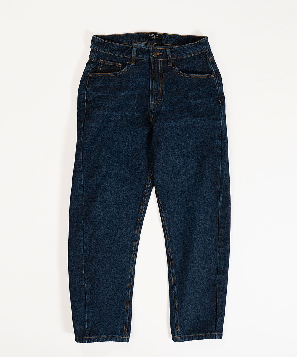 Faded Charcoal Wide Leg Denim