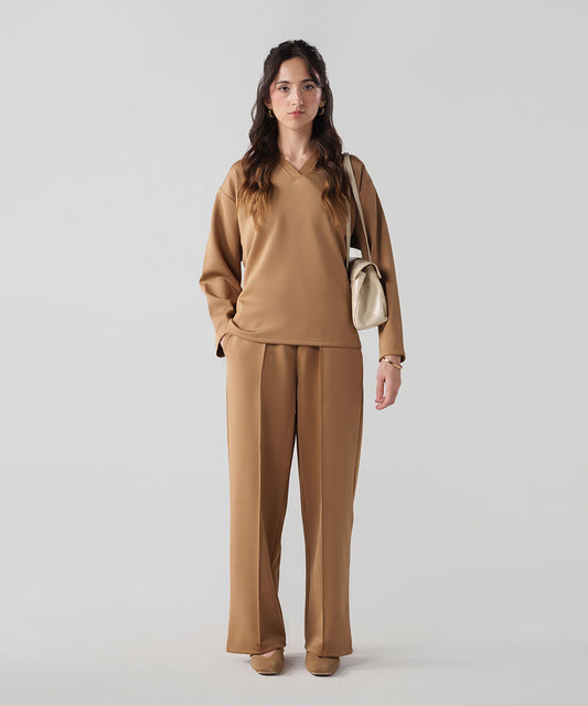 Tan Pullover Top
