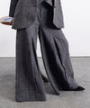 Textured Twill Wide Leg Pants - Halo Retail