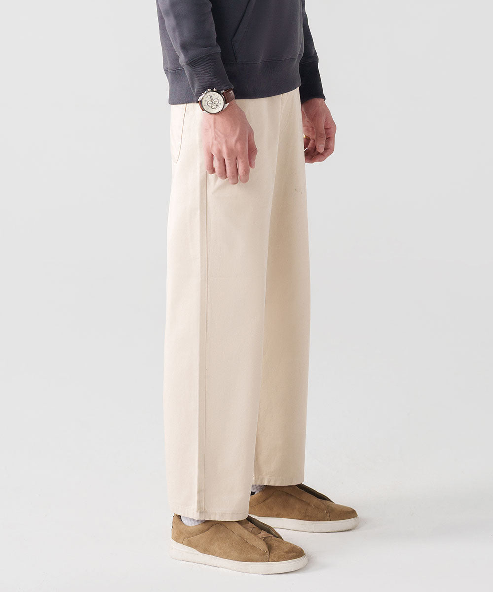 Ecru Straight Pant