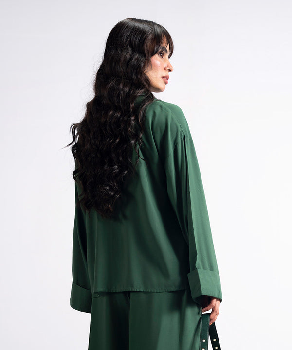 Flowy Button Down Linen Shirt - Halo Retail