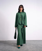 Flowy Button Down Linen Shirt - Halo Retail