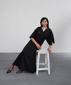 Black Silk Muse Dress
