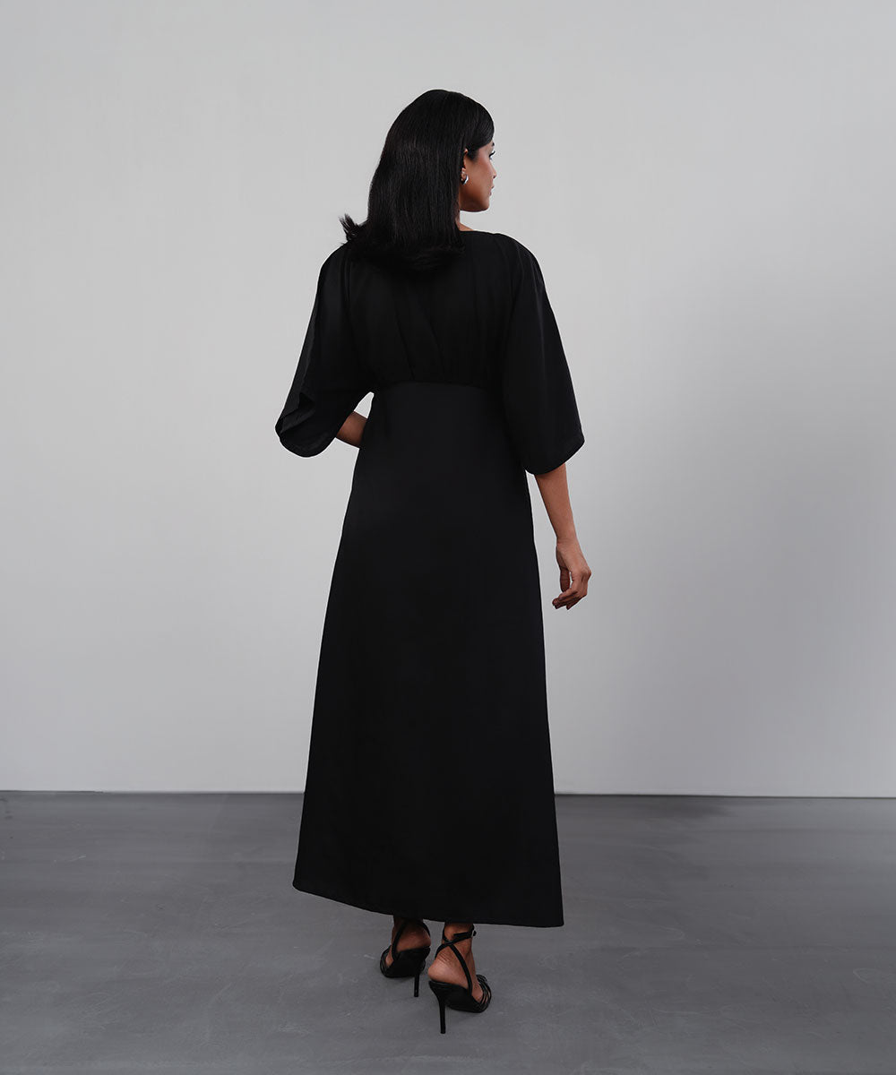 Black Silk Muse Dress