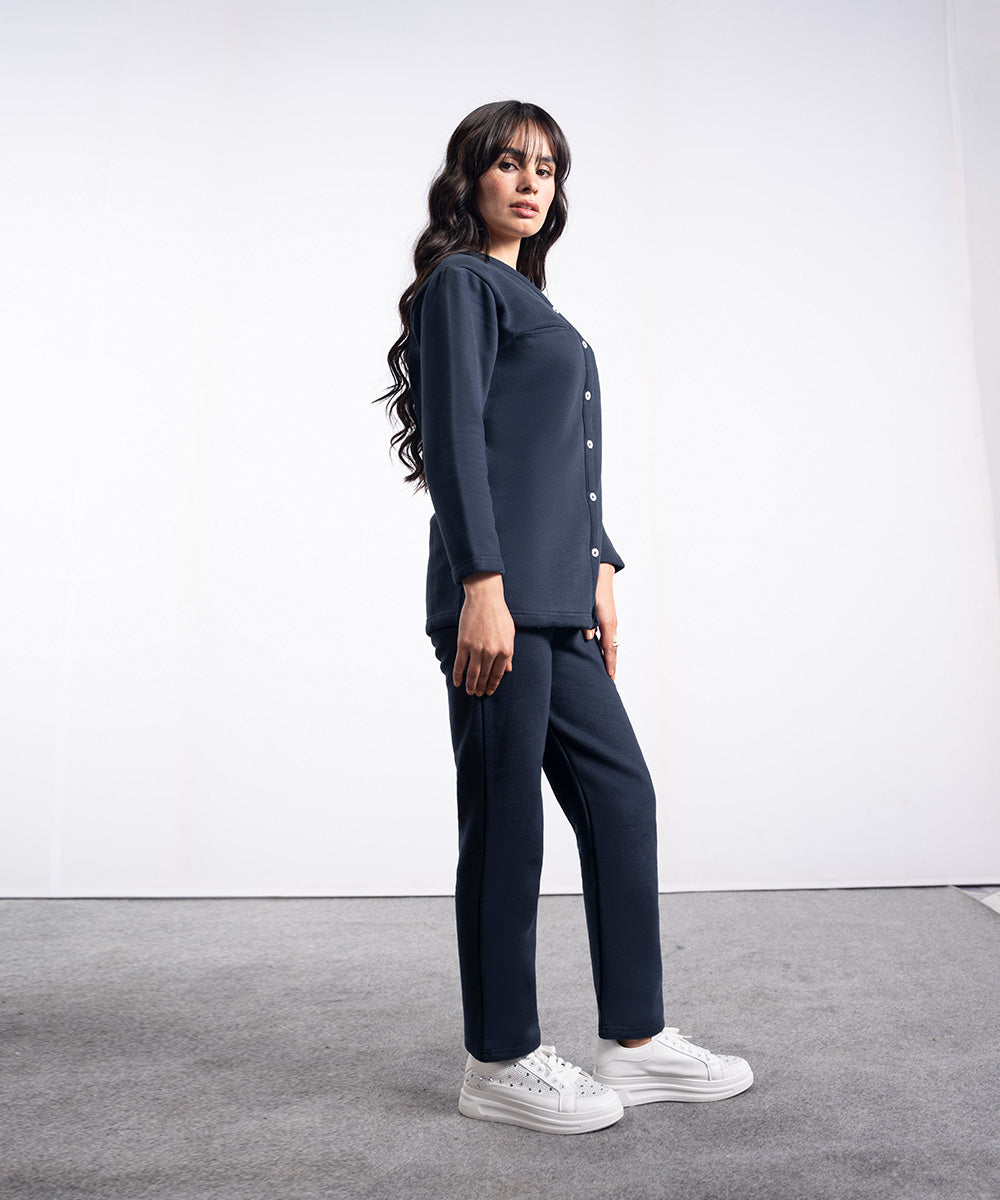 Fleece Button Down Shirt - Halo Retail