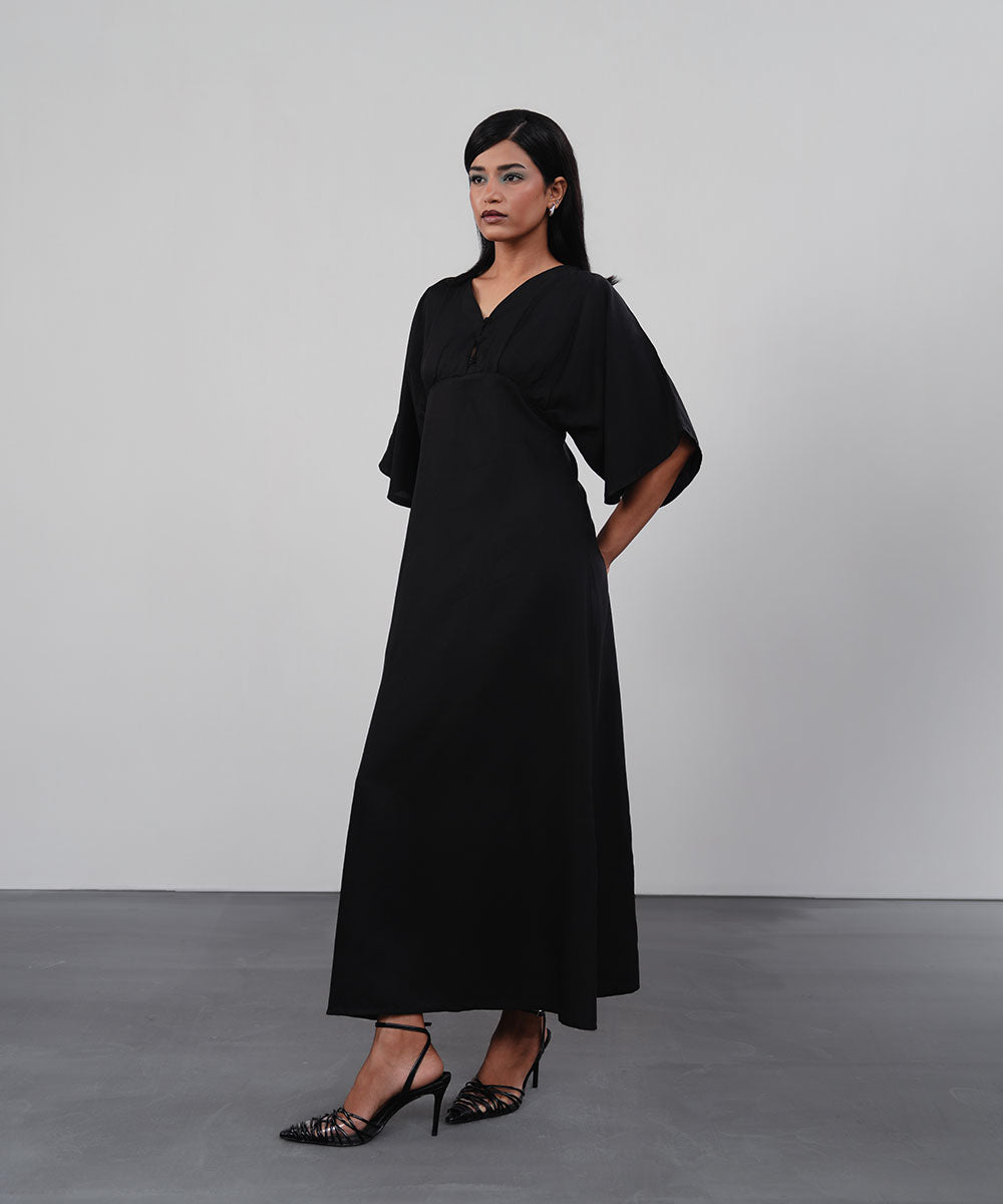 Black Silk Muse Dress