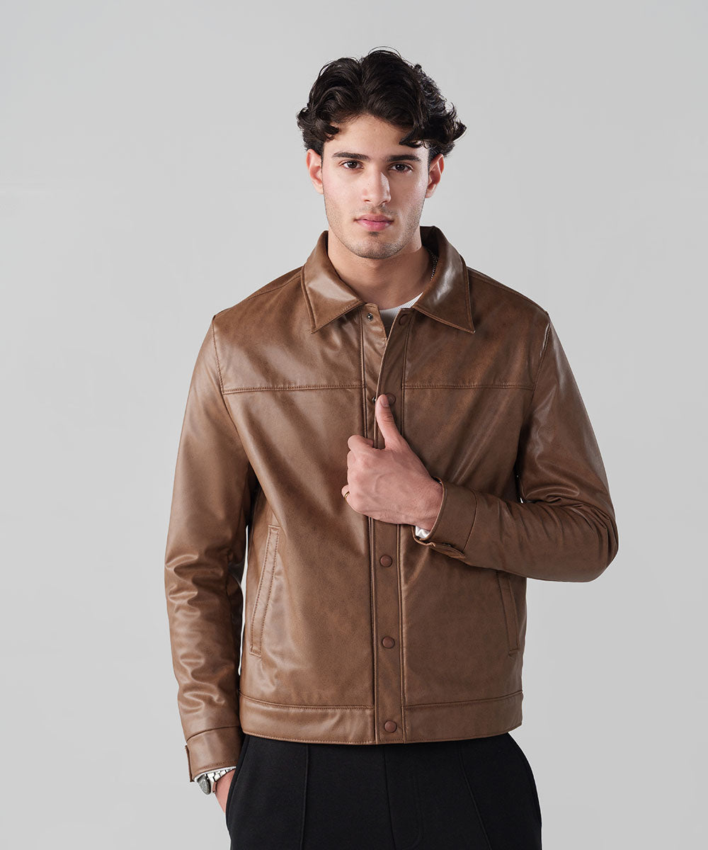 Brown Leather Jacket