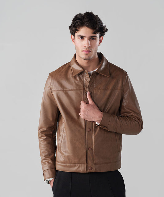 Brown Leather Jacket