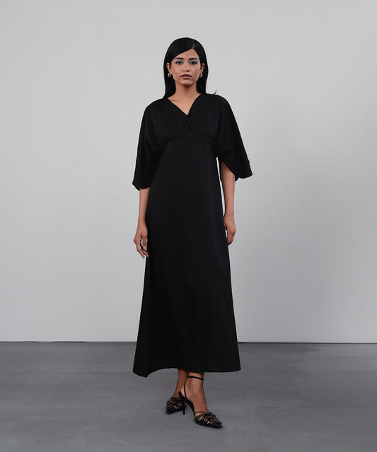 Black Silk Muse Dress