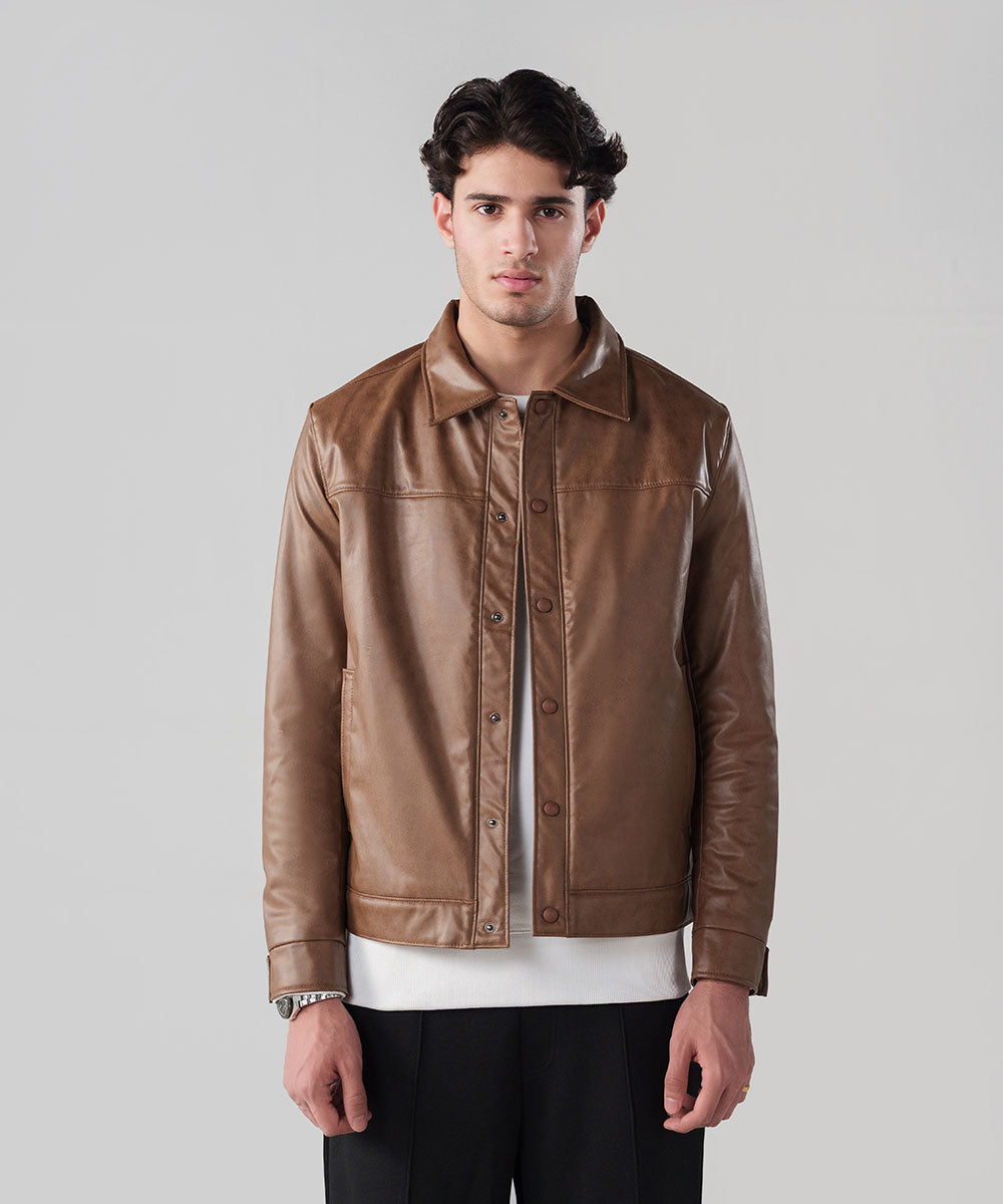 Brown Leather Jacket