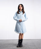 Light Wash Denim Dress - Halo Retail