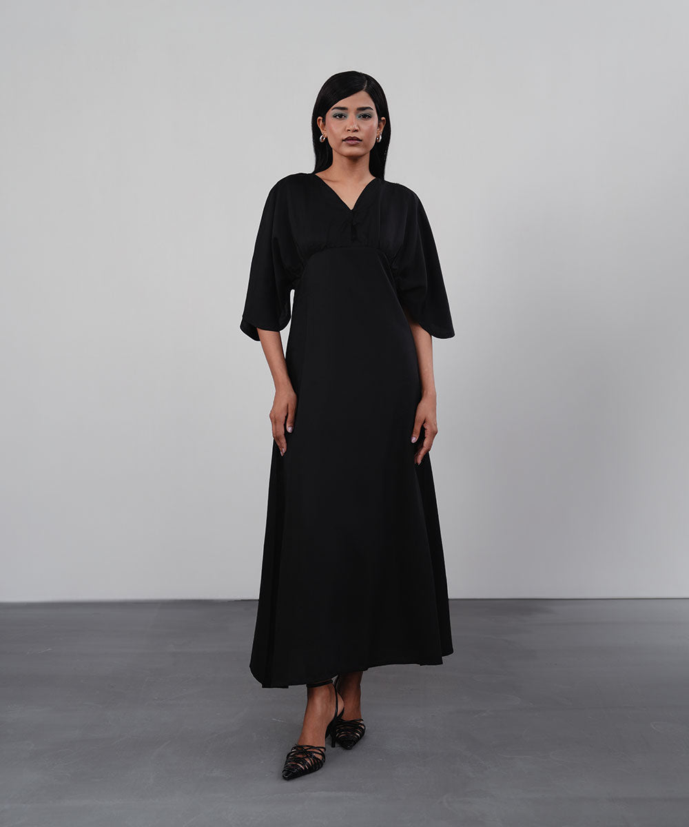 Black Silk Muse Dress