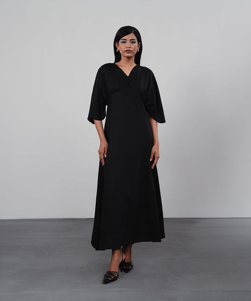 Black Silk Muse Dress