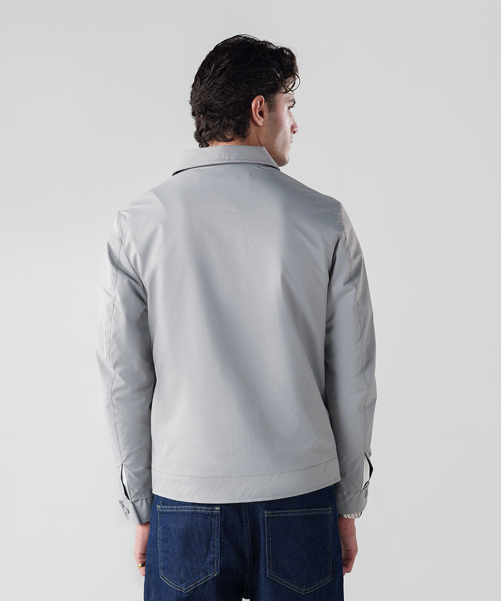 Collared Grey Jacket