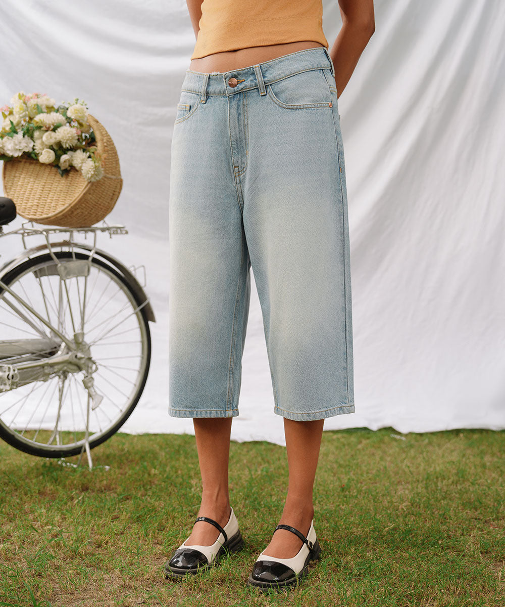 Casual Denim Jorts