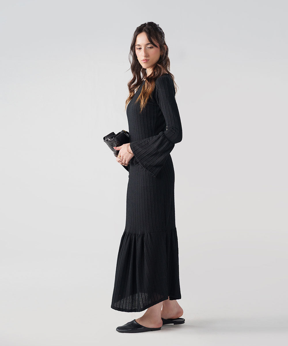 Black Flared Dress