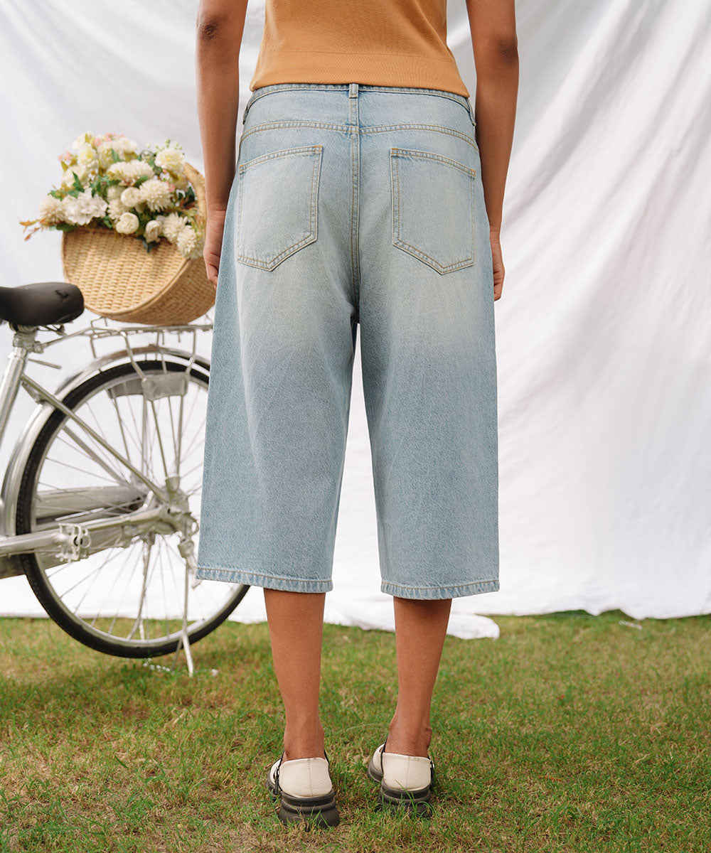 Casual Denim Jorts