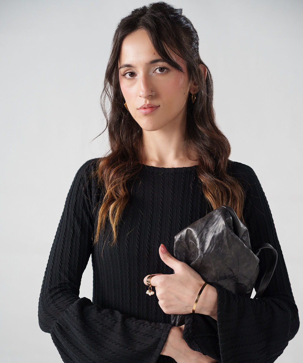 Black Flared Dress
