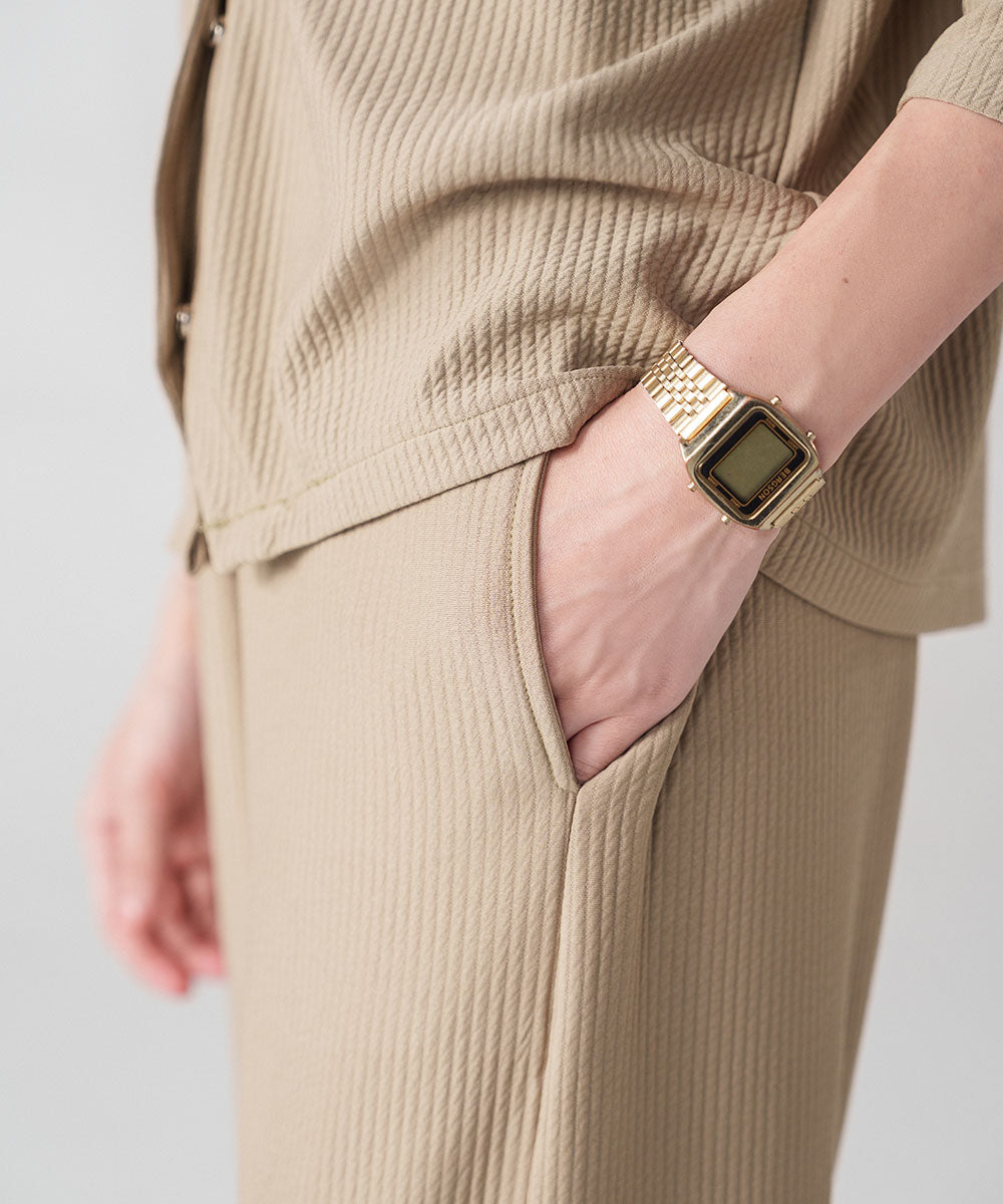 Beige Straight Pants