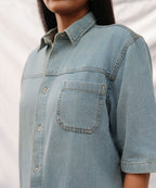 Boxy Denim Shirt
