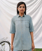 Boxy Denim Shirt
