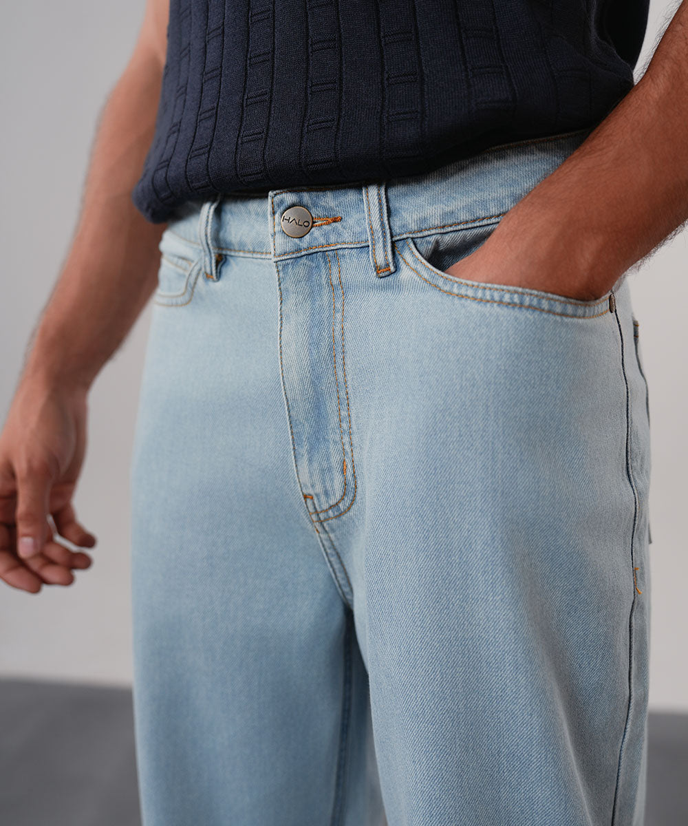 Ice Blue Bootcut