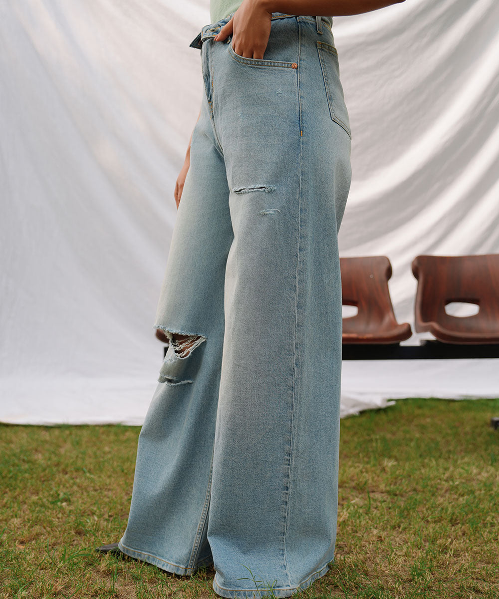 Slouchy Blue Denim