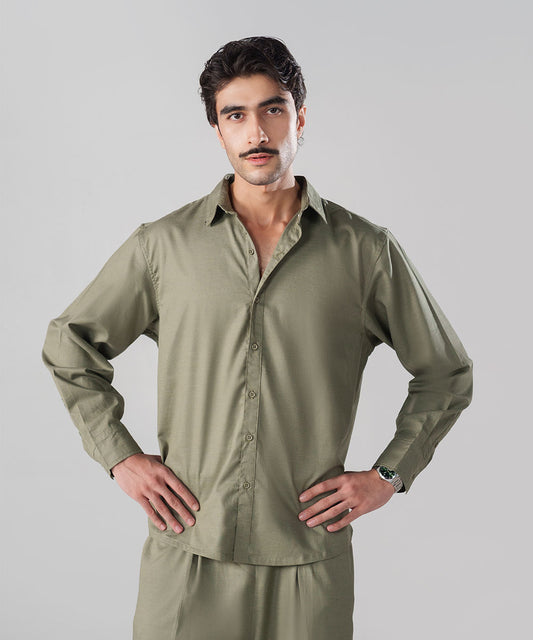 Sage Button Down Shirt
