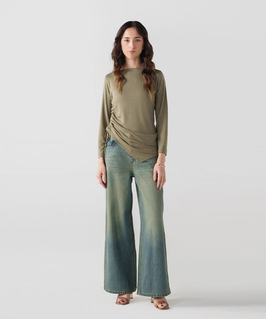 Side Ruched Top