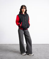 Red & Black Varsity Jacket - Halo Retail
