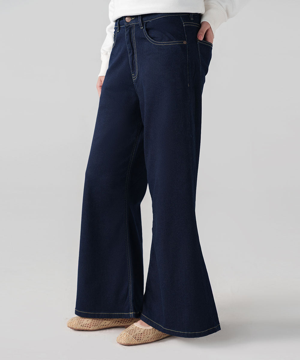 Indigo Flared Jeans
