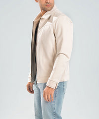 Beige Zip Jacket