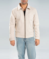 Beige Zip Jacket